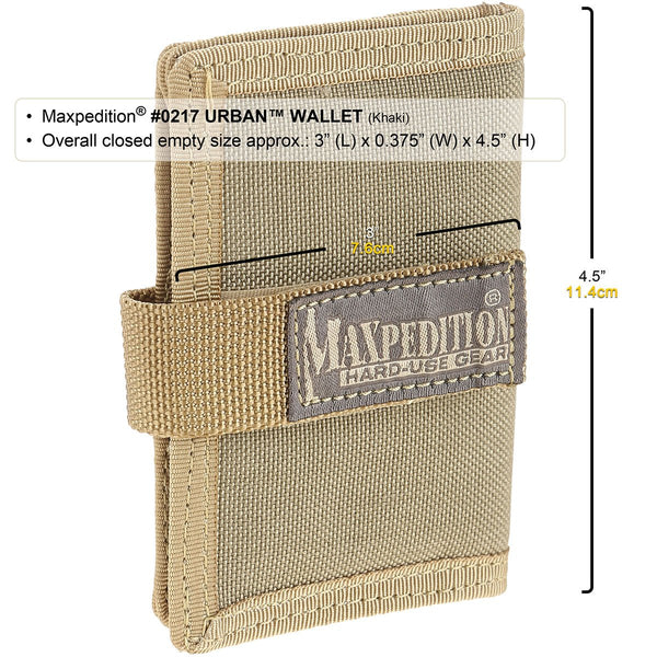 Maxpedition Urban Wallet - Black