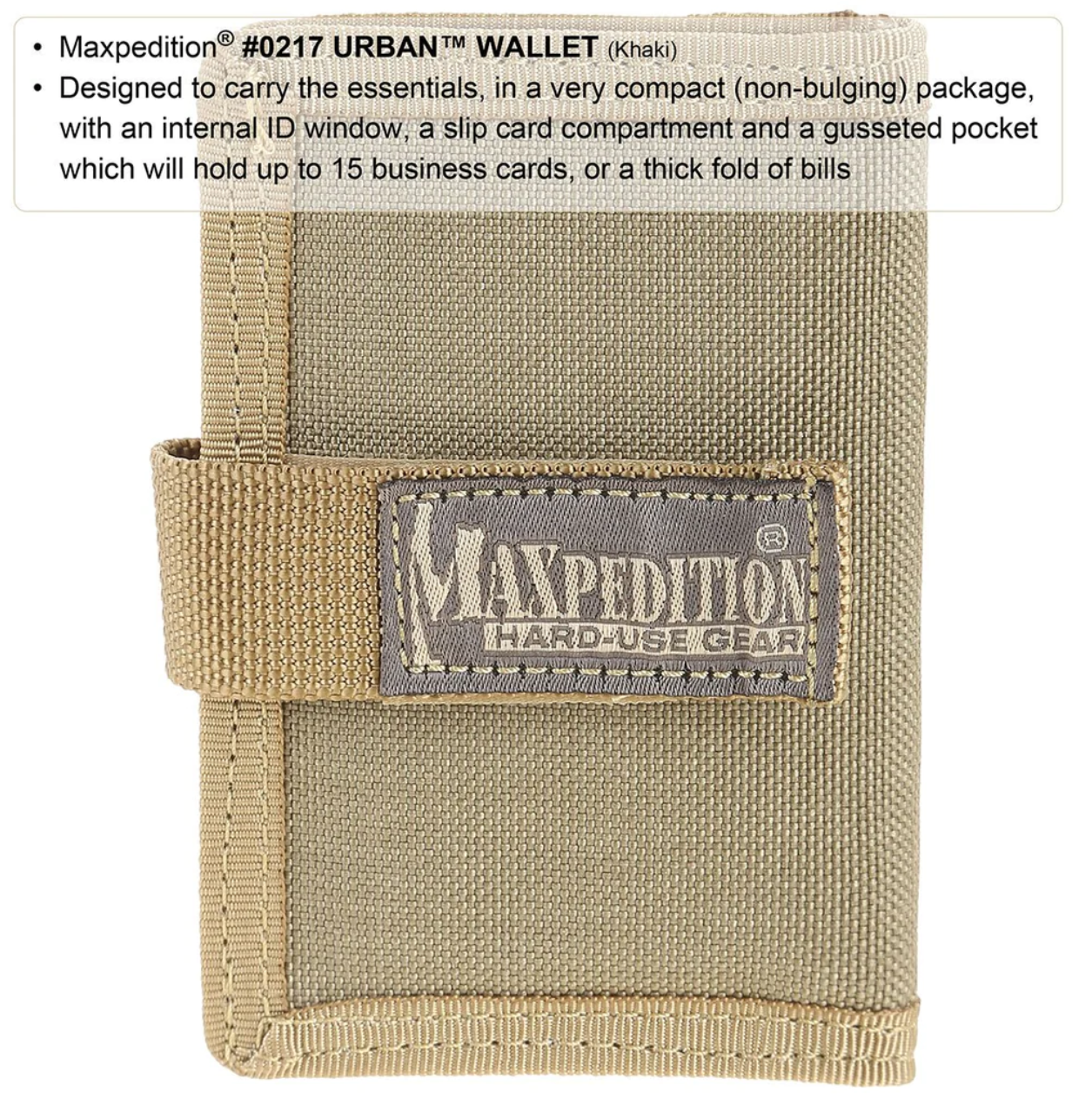 Maxpedition Urban Wallet - Black