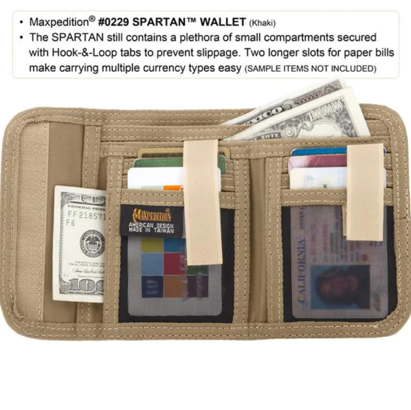 Maxpedition Spartan Wallet (Khaki)