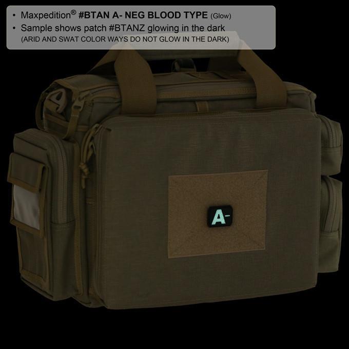 Maxpedition A- Blood Type Morale Patch (Arid)