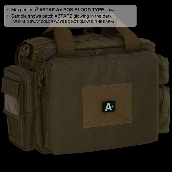 Maxpedition A+ Blood Type Morale Patch