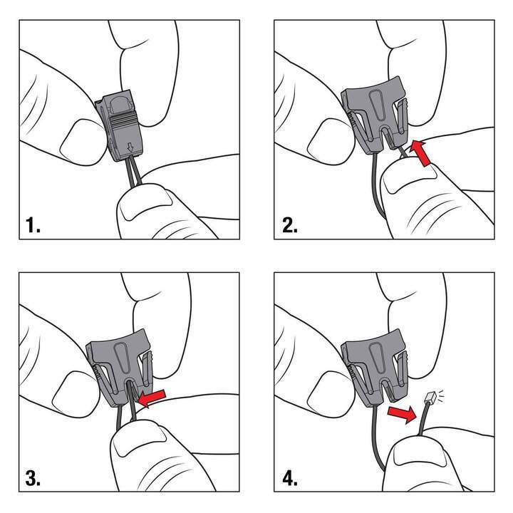 Boomerang Retractable Gear Tether-Clip-SMALL